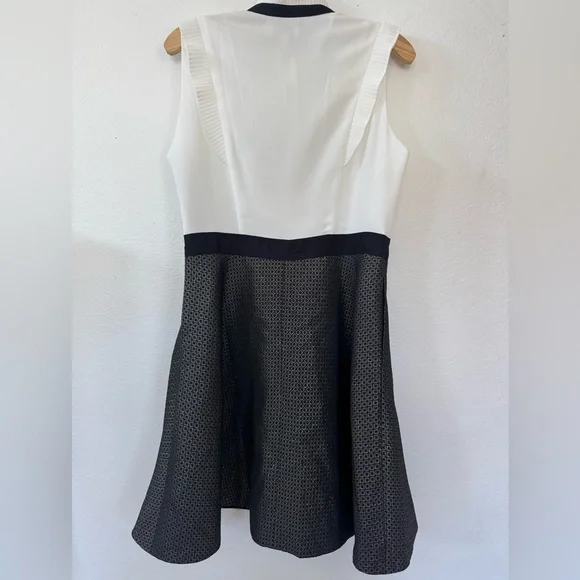 Ted Baker Black and White Midi Dress - Picture 7 of 16